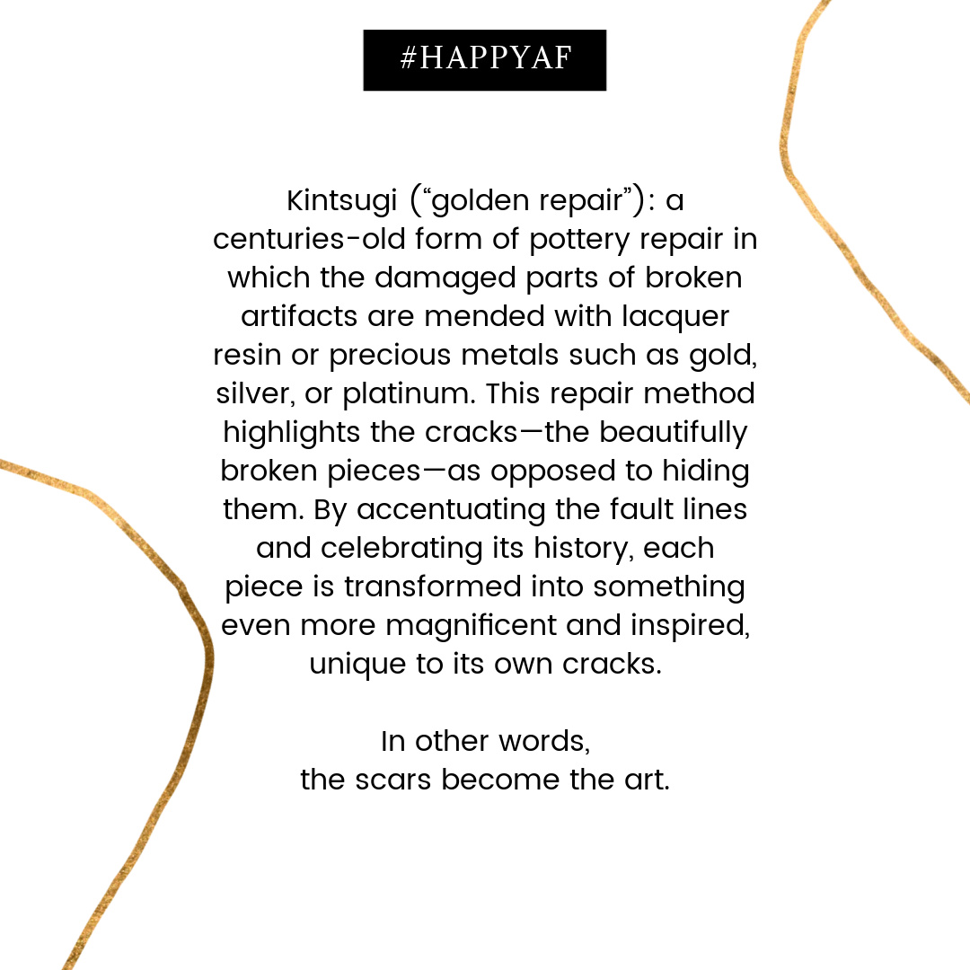 Beautifully broken (cue in Beautiful by Christina Aguilera).

#broken #healing #HappyAF #BethRomero  #happiness #wellness #selfhelp