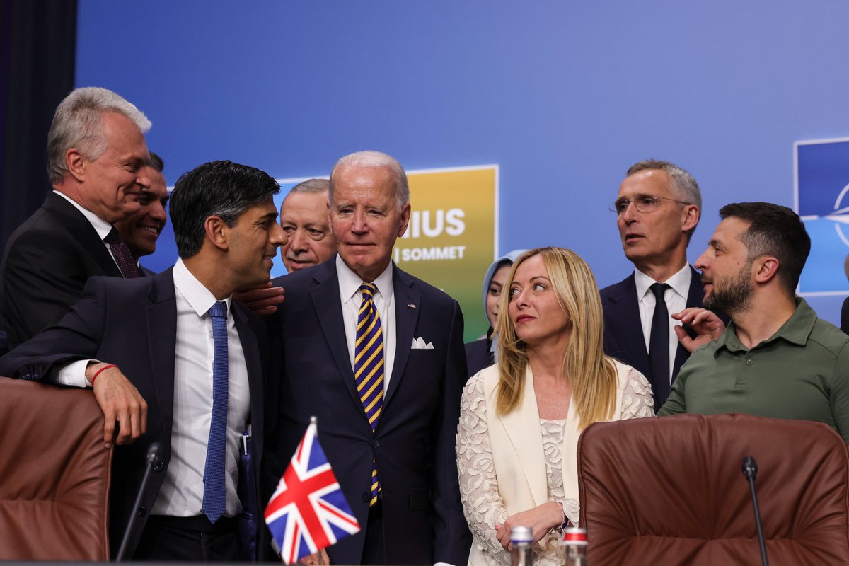 RishiSunak's tweet photo. NATO is where Ukraine belongs. https://t.co/oH5mOWVcfu