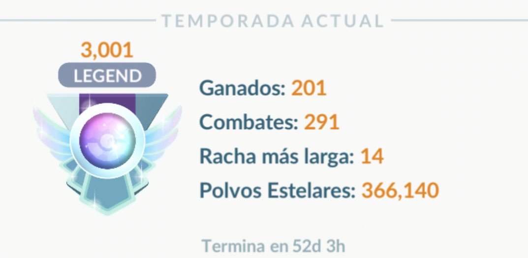 Ayer alcanzamos el rango leyenda 🥳 Dragalge fue sin duda el MVP de mi equipo! Muchas gracias a todos por el apoyo, el video del manejo del equipo en el canal 💪
 #PokemonGoApp #GOBattleLeague
