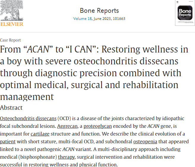 Elsevier Bone & Bone Reports (@els_boneendo) on Twitter photo #Bone Reports Early Career Research Board has selected the following for Best #CaseReport of Volume 18
#Congratulations to all of the #authors: <a href="/carrie_kollias/">Carrie Kollias MD FRCSC MBA</a> <a href="/jolazier/">Joanna Lazier</a> <a href="/CHEOSTRONG/">CHEO STRONG Research</a> @CHEOorthopedics for being selected
View the full OA article via
sciencedirect.com/science/articl… #Bone Reports Early Career Research Board has selected the following for Best #CaseReport of Volume 18
#Congratulations to all of the #authors: <a href="/carrie_kollias/">Carrie Kollias MD FRCSC MBA</a> <a href="/jolazier/">Joanna Lazier</a> <a href="/CHEOSTRONG/">CHEO STRONG Research</a> @CHEOorthopedics for being selected
View the full OA article via
sciencedirect.com/science/articl…