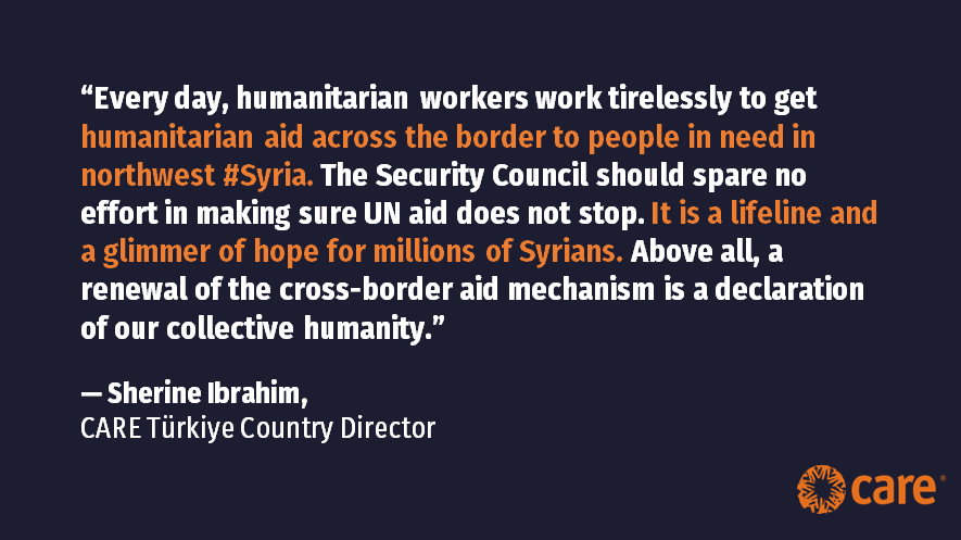 The failure of the #UNSC to adopt a resolution that would renew the UN's cross-border aid mechanism into northwest Syria will contribute to further deprivation and uncertainty in a place that is home to millions of internally displaced people.
