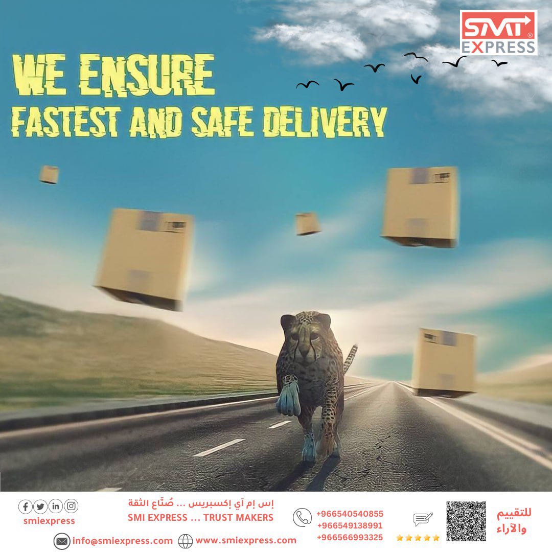 smi_Express's tweet photo. We ensure faster and safe delivery .. just trust us . 

#ecommerce  
   #store  
   #express  
   #متاجر_السعودية  
   #متاجر_الكترونية  
   #توصيل  
   #تخزين_جاف  
   #تغليف  
   info@smiexpress.com  
   https://t.co/GjLt7hVXH5
@omar_smi https://t.co/hDQAg99uZz