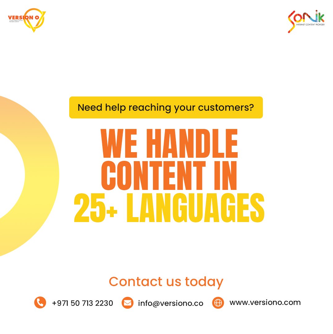 VersionO_Dxb's tweet photo. 💡Our professional team can help you localise content into more than 25 languages – whether you're targeting a market in #Asia, the #MiddleEast, #Europe or #SouthAmerica, we've got you covered!

#TranslationAgency #TranslationServices #Translation https://t.co/vgNU0lEBAU