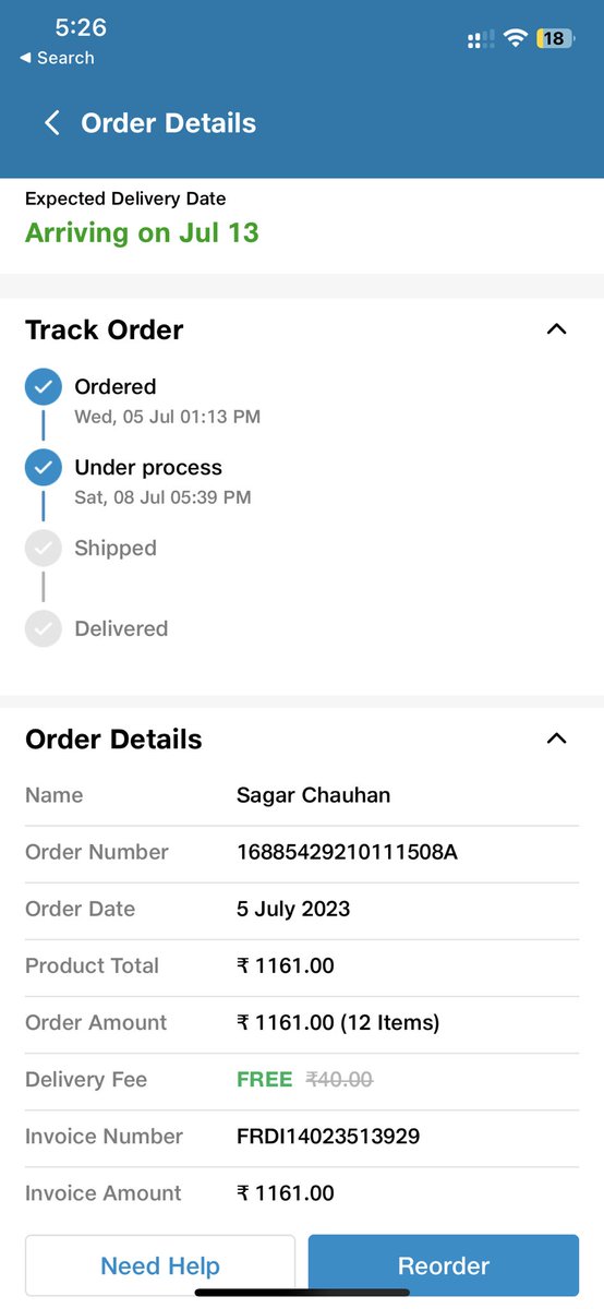 codedagger's tweet photo. @JioMart @JioCare Order was supposed to ship on 8th july, from then onwards the shipping date changes everyday. Already complaint on customer care 2 times no resolution till now. Please refund the money back now to the source. https://t.co/hrcksXG3Eb