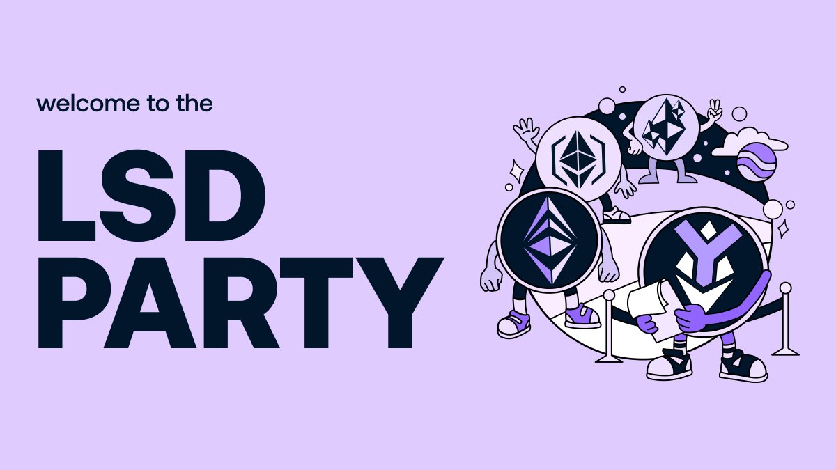 Let's welcome the first five Whitelisted protocols to the yETH party 🎉. <a href="/LidoFinance/">Lido</a>, <a href="/fraxfinance/">Frax Finance ¤⛓️¤</a>, <a href="/StaFi_Protocol/">StaFi Protocol</a>, <a href="/Tranchess/">Tranchess</a> and <a href="/swellnetworkio/">Swell</a>.

No need for fomo, you still have 9 days to Whitelist your LST at yeth.yearn.finance