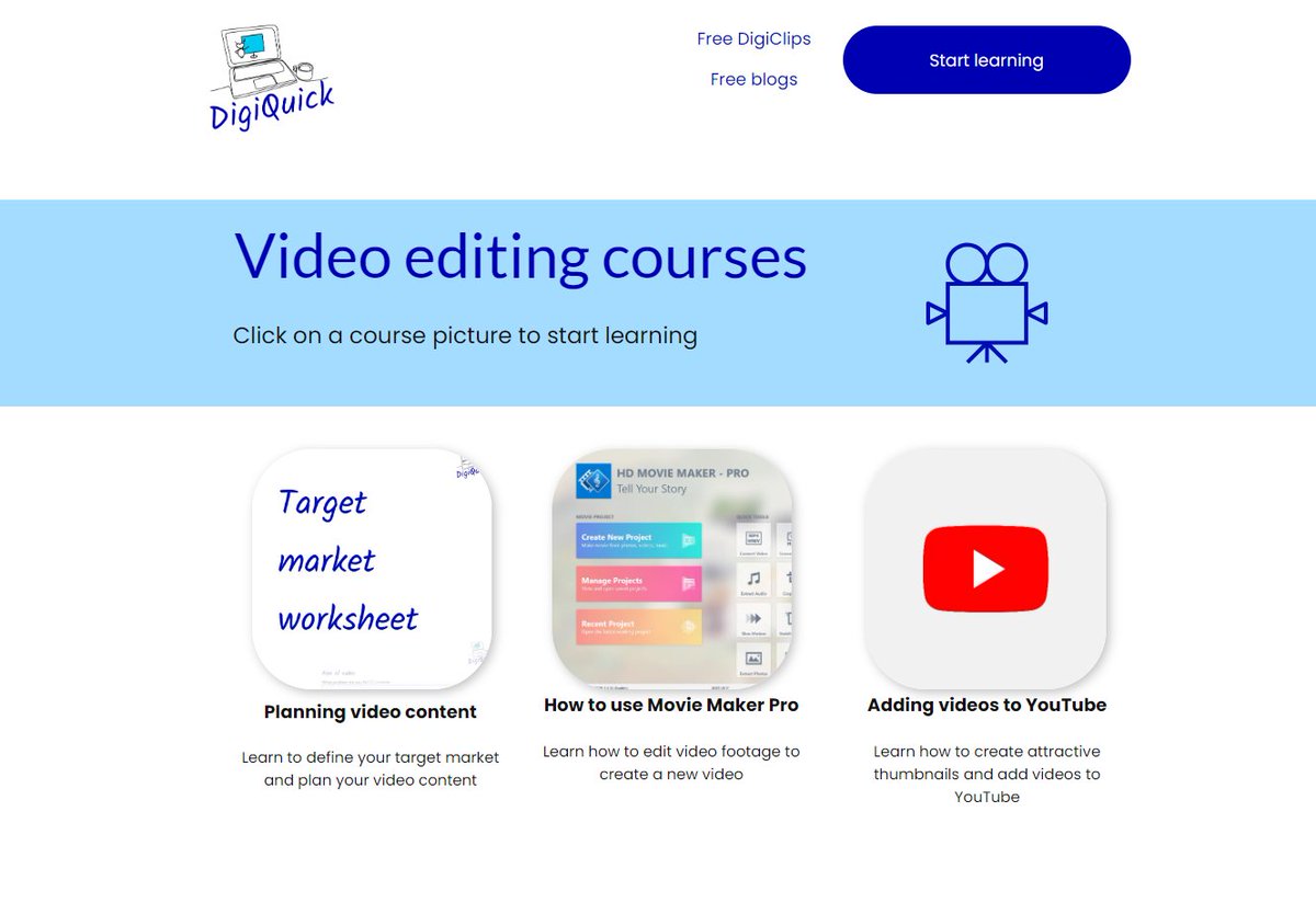 digi_kick's tweet image. We have some amazing courses for you helping you learn practical skills you can use that very day. All of our courses have bite size videos that you can watch over with your morning brew! Don&apos;t delay, sign up today! #DigiQuickIt #ConnectingCommunity #InternetStuff