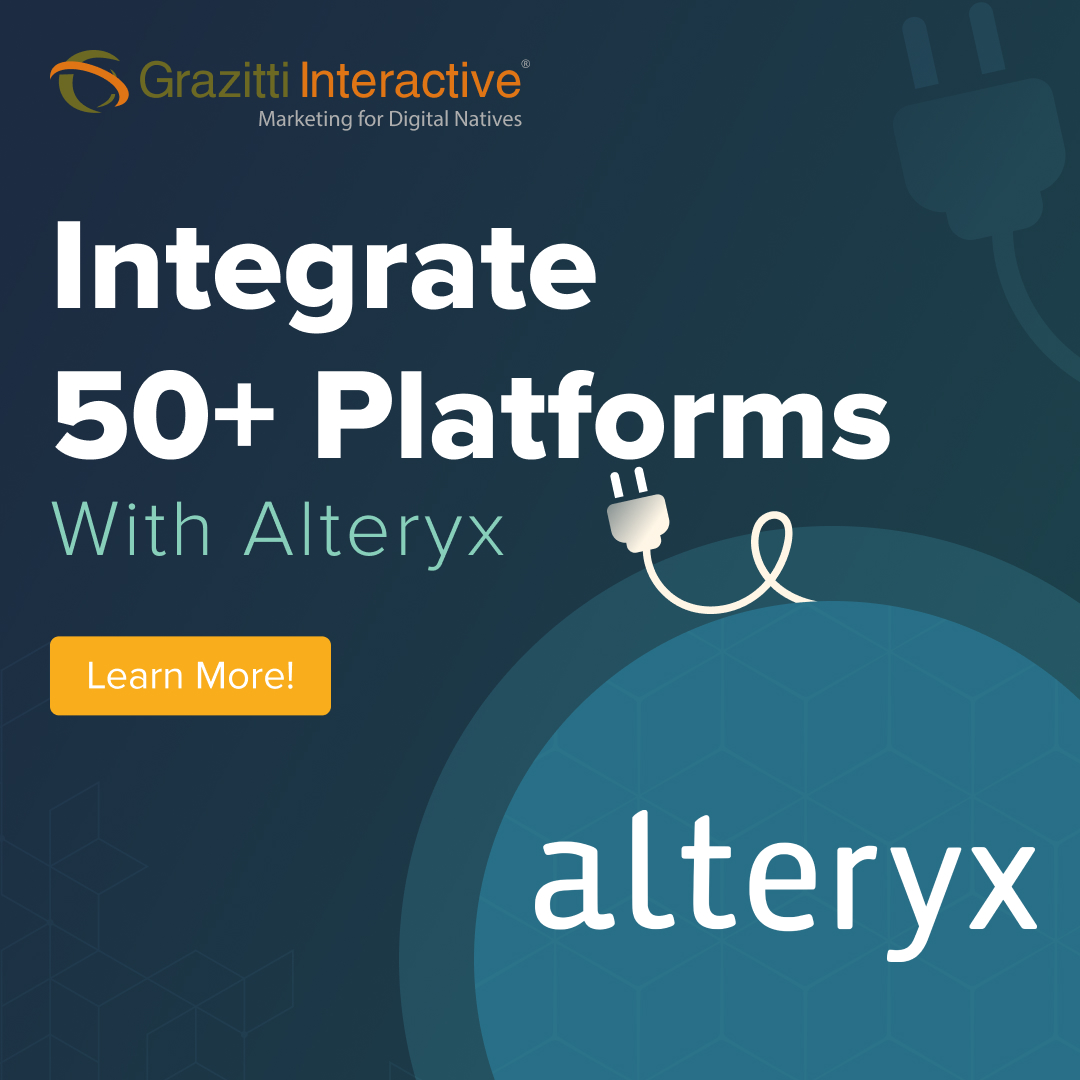 Grazitti's tweet image. By integrating the platforms you use, you can automate the data fetch to Alteryx. Learn more about the range of platforms you can integrate with Alteryx, here.

👉 rb.gy/qcmkl 👈

#AlteryxConnectors #DataAnalytics #Grazitti