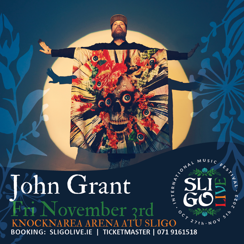 🎉 Don't miss the fantastic John Grant on Friday, November 3rd 2023 in the ATU Sligo Knocknarea Arena! 🎟️ Tickets On Sale Now! 🔺 Doors open at 7 PM | Show 8:30 PM 🔺 Tickets - €35.00 + s.c. SEATED 🔺 BOOKING - sligolive.ie/events/john-gr…