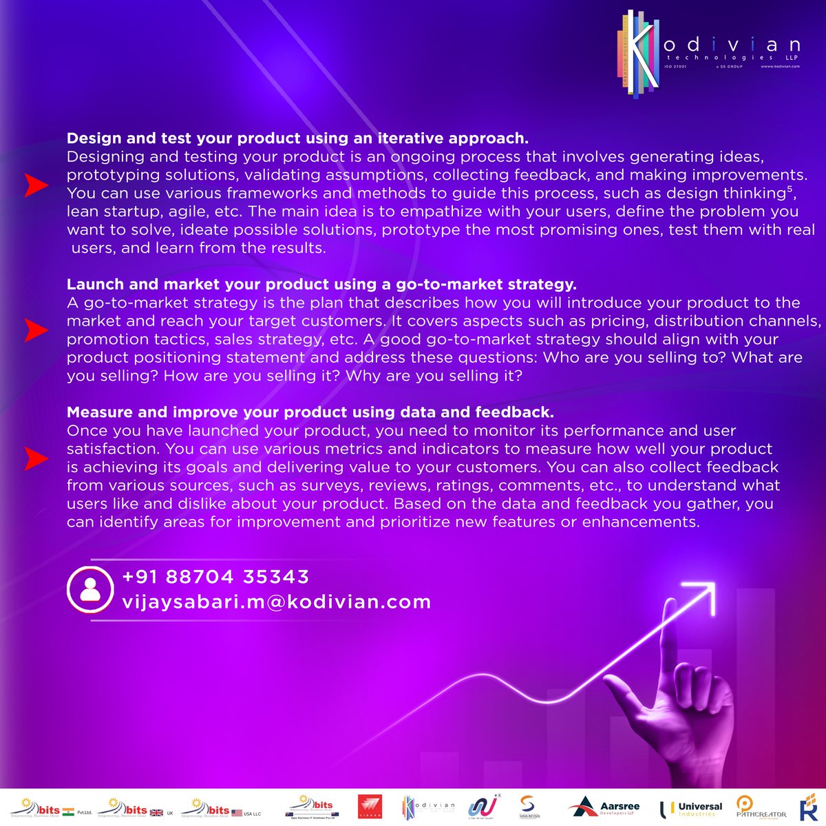 kodivian_tech's tweet photo. How to build a product company

#Kodivian #documentation #product #itcompany #sollution #cloudtechnology #artificialintelligence #awsprogramming #softwaredeveloper #backenddeveloper #networking #learning #cloudcomputingservices #computerscience https://t.co/ggYNaGug5d