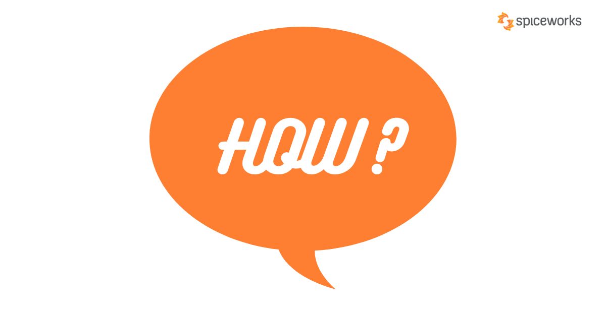 Spiceworks's tweet image. How do you implement new software or services?
Share your expertise here in #Spiceworks #Community.
#techissue #techhelp #techadvice
community.spiceworks.com/topic/2489692-…