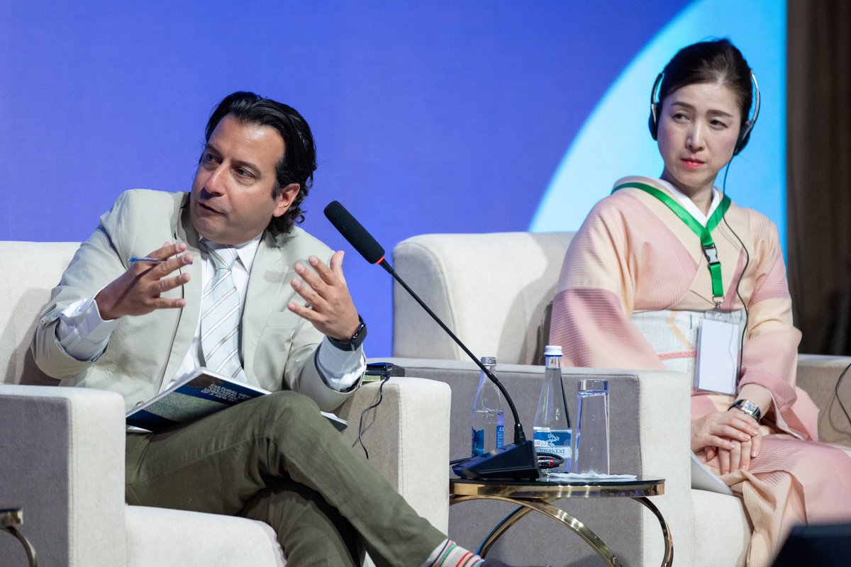 georgeajjan's tweet photo. Moderating panels on poverty reduction and labor migration at the “New #Uzbekistan: Development, Innovation and Enlightenment” conference on 7 July https://t.co/81vftejRc8
