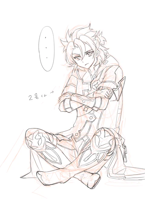 最近描いてなかった二号