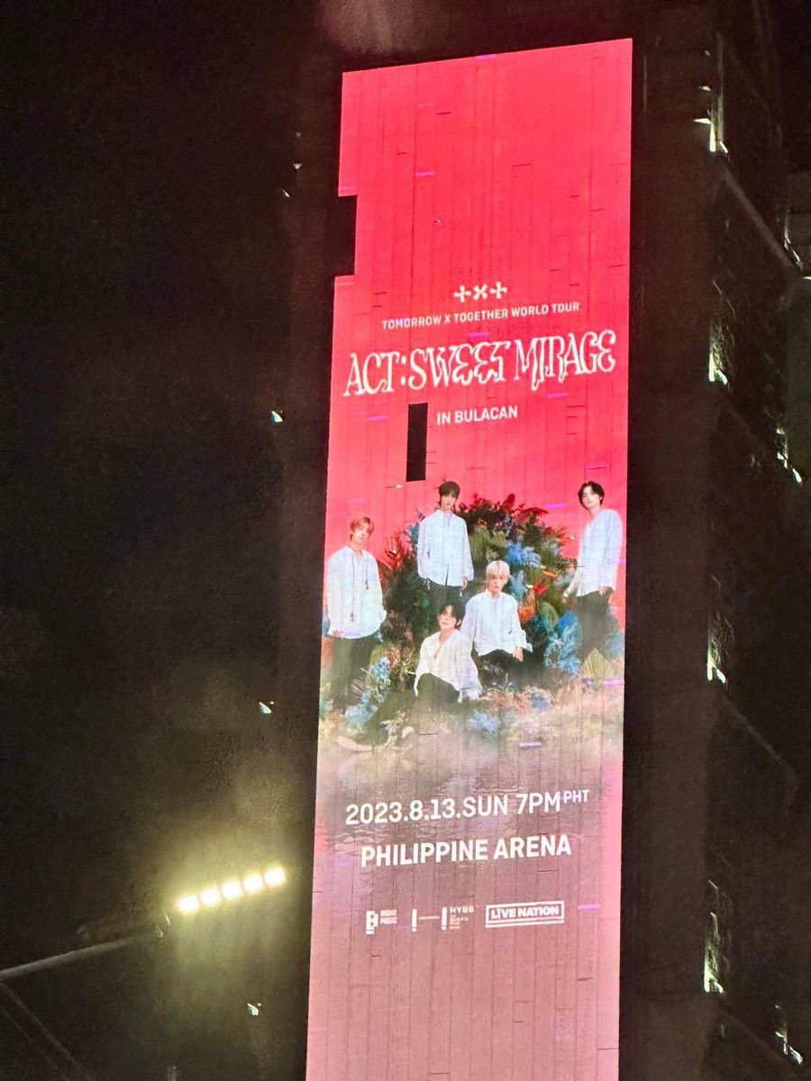 onedreamtxtph's tweet photo. TXT TAKES OVER EDSA! 🩷🔥

First, the EDSA Guadalupe billboard. AND NOW GA TOWER ALONG EDSA!

The GA Tower billboard is one of the biggest billboards visible when you're on EDSA Northbound. 

*Second pic is a SAMPLE ONLY in wide view angle to show how it looks during the day. 🥹 https://t.co/OxsINmOETP