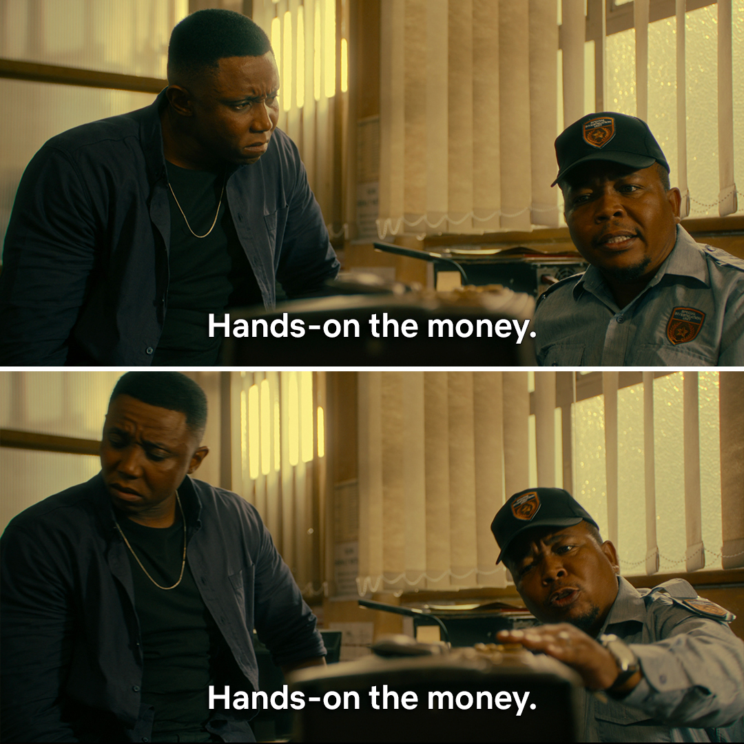 NetflixSA's tweet photo. I've got my mind on my money and my money on my mind🤑#iNumberNumber #JoziGold https://t.co/NkRSWzhrit