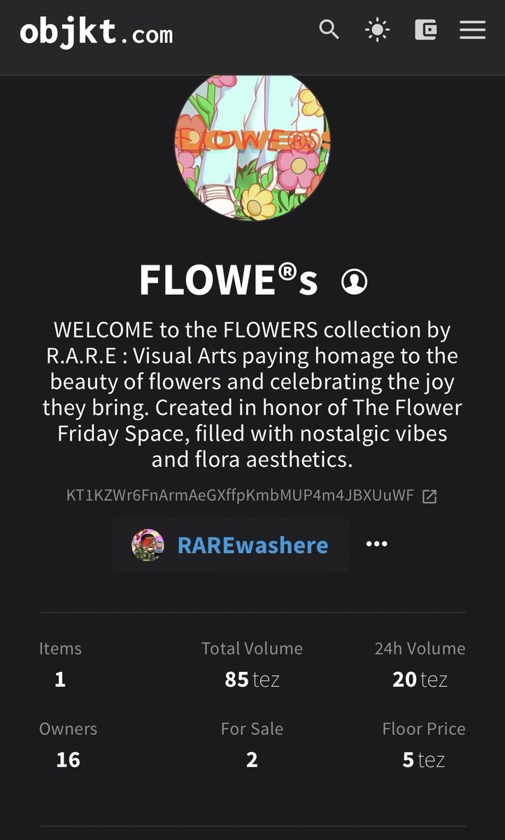 RAREwashere's tweet photo. GM GM!! Rare Rising! Everyone! 💐 
Gratitude to everyone who’s picked up “I Got U Flowers” !

17 owners &amp; 85 tez in volume 🫂💐

There are only 2 days left head over to the Garden and pick you up a couple! https://t.co/aw4myqpePU