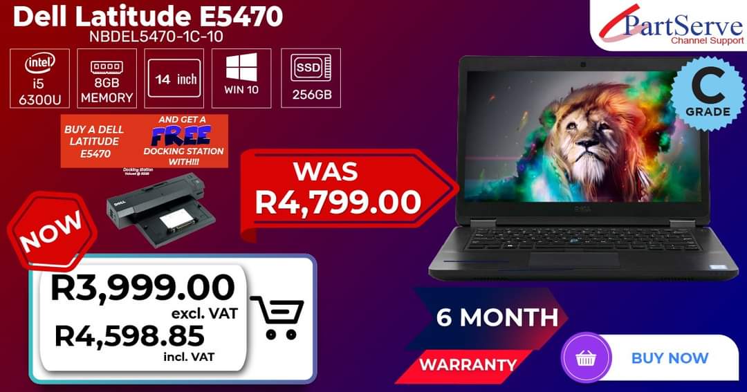 Daily Deals - DELL Laptops + Docking Stations #PartServeChannelSupport #DailyDeals #Dell #LAPTOPS #Intel #Windows #Refurbished #Specials #Exclusivedeals #Bestprices #Supersale #Entertainment #gaming 
#FREE #dockingstation
 #EPSON #Printers  #EcoTank #DailyDeals #Projectors  #HDMI