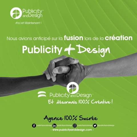 PublicityAgence's tweet photo. Depuis longtemps nous sommes fusionnés dans la #créativité .
Publicity + Design = 𝐏𝐮𝐛𝐥𝐢𝐜𝐢𝐭𝐲 𝐚𝐧𝐝 𝐃𝐞𝐬𝐢𝐠𝐧❤👨‍🎨
Désormais 100% 𝓒𝓻é𝓪𝓽𝓲𝓿𝓮 !

  #PublicityAndDesign  #agencedepublicité https://t.co/kVx4dCSgWL