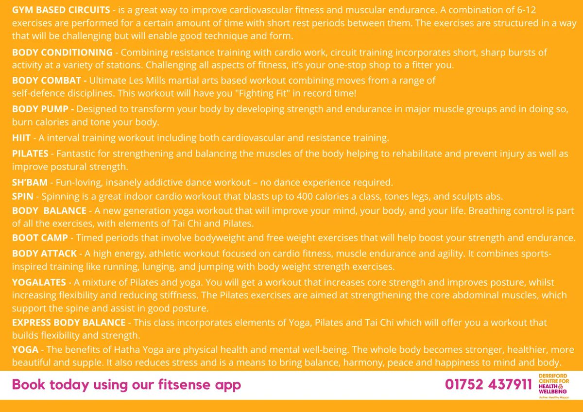 The new fitness class timetable is here!

Rearranged and new classes available!

Non-members welcome! 🧘‍♀️