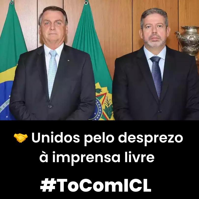 Compartilhe e assine o abaixo-assinado em defesa da liberdade de imprensa e contra as manobras de Arthur Lira para tentar calar o ICL: tocomicl.com.br