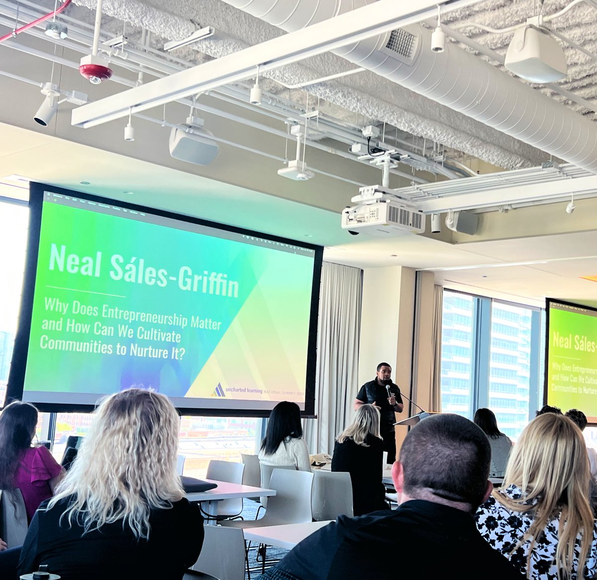 murray_kat20's tweet photo. Had a great time in Chicago learning about the capacity of students to tackle real world learning through entrepreneurship! @LakotaDistrict @EAST_HAWKS #incubatoredu #unchartedlearning https://t.co/qqkOe1QkGR