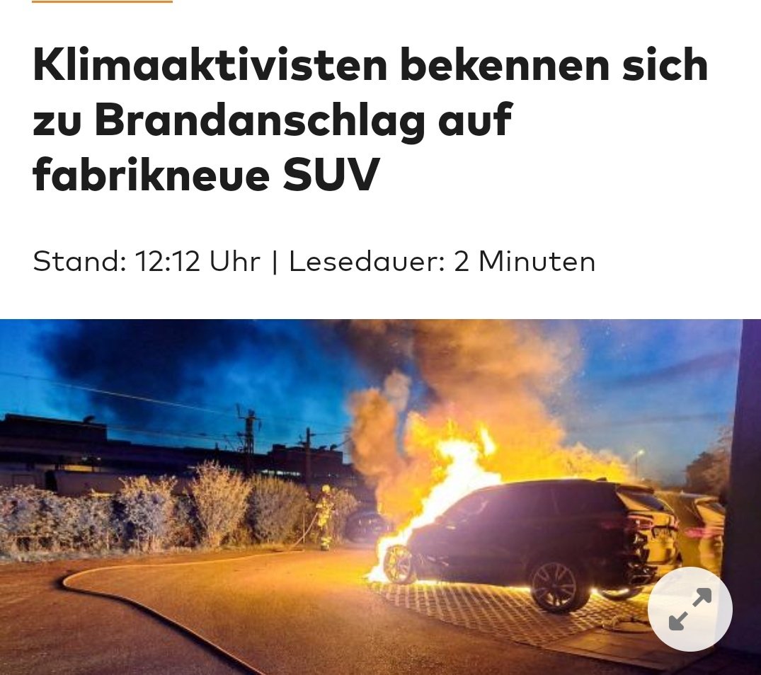 MixeDKD's tweet photo. Es sind Terroristen!

Ein Brandanschlag reicht wahrscheinlich immer noch nicht aus, dass #Faeser aktiv wird

Sie sind die neue #RAF #Klimaterroristen https://t.co/sGmGlItm6z
