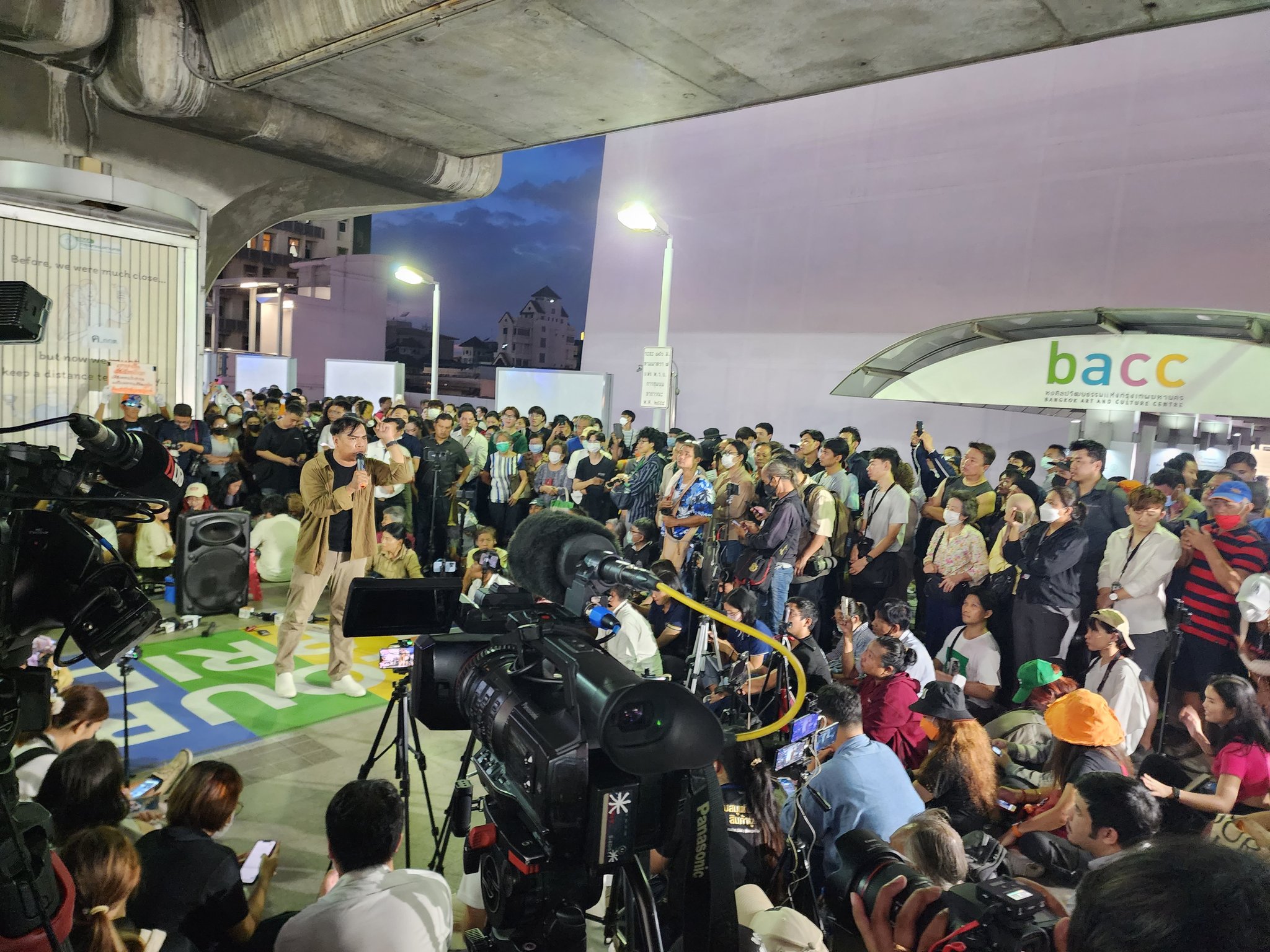 May Wong on Twitter "Thailand protest downtown Bangkok calling for