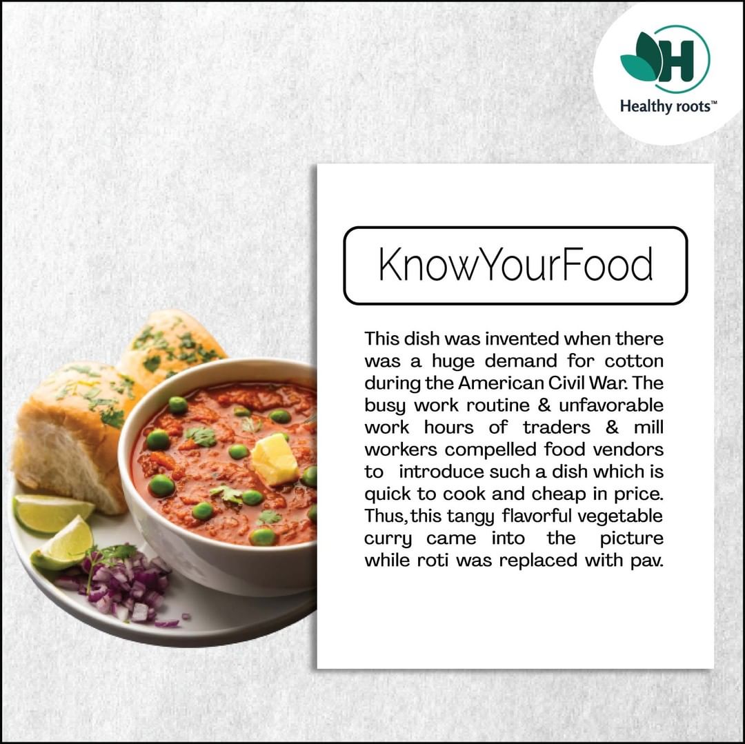 Healthyroots5's tweet image. Did you know this fact about Pav Bhaji before?
.
.
.
#pavbhaji #maharashtrian #maharashtriandish #knowyourfood #indiandish #indiandelicacy