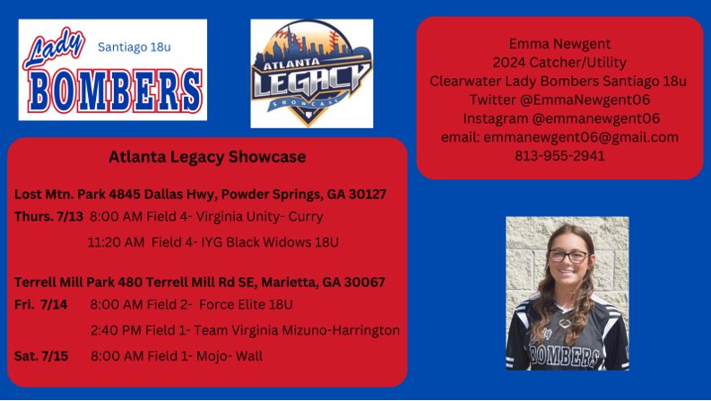 ATL bound with Lady Bombers Santiago!