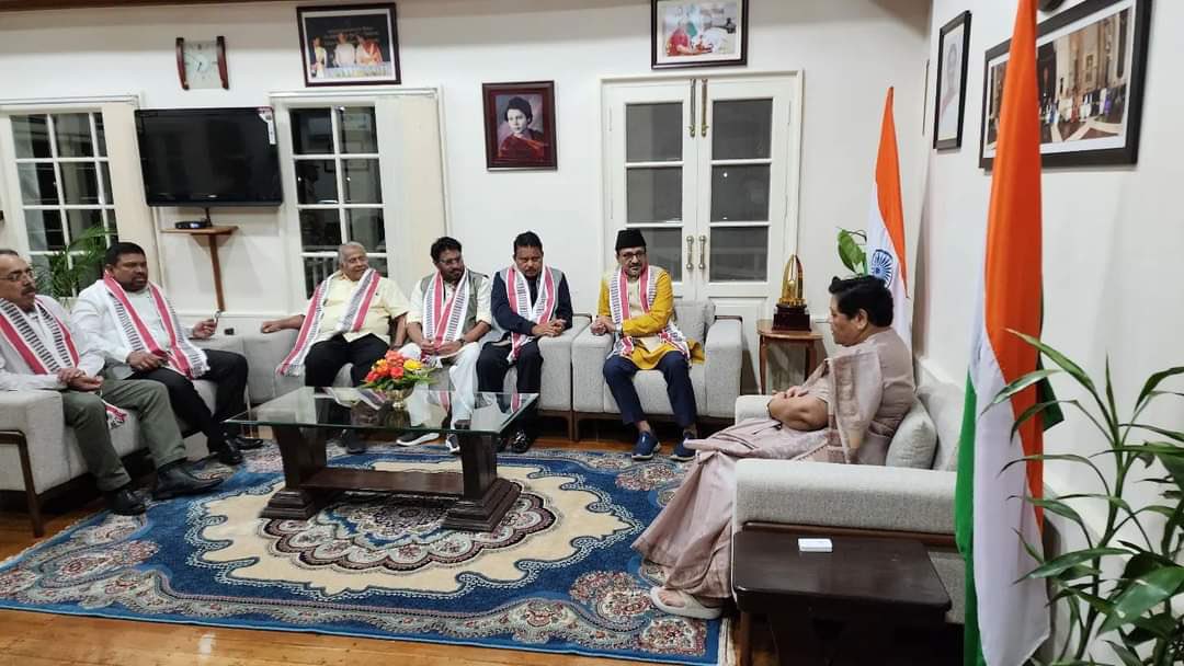 IUML leaders, under the leadership of Sayyid Sadikali Shihab Thangal, visited violence-hit Manipur to show support for the suffering people. The situation in the northeastern state is concerning, and we hope and pray for peace to prevail soon.