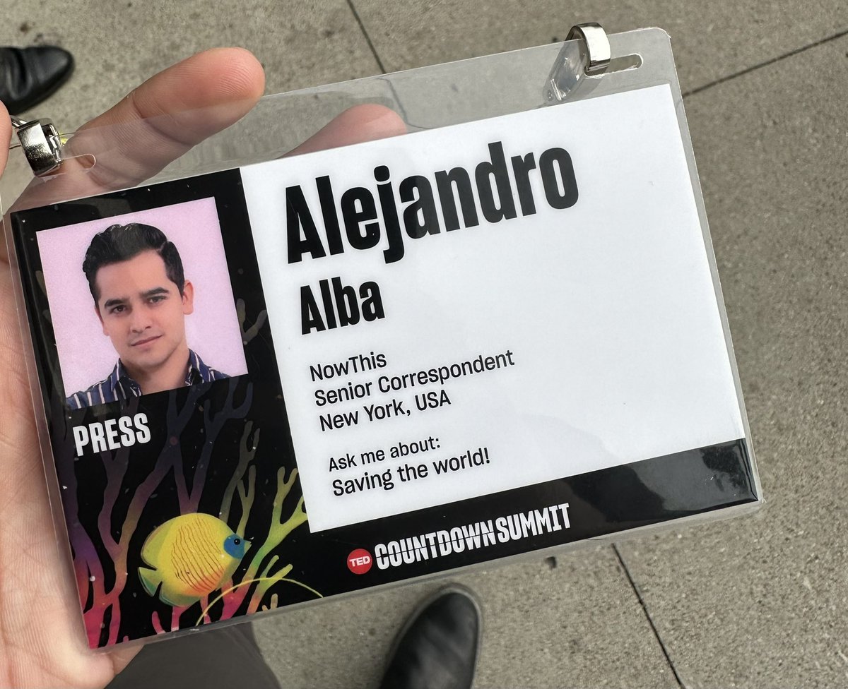 At @tedcountdown this week! 
Lmk if you’re here and want to meet up. #ted