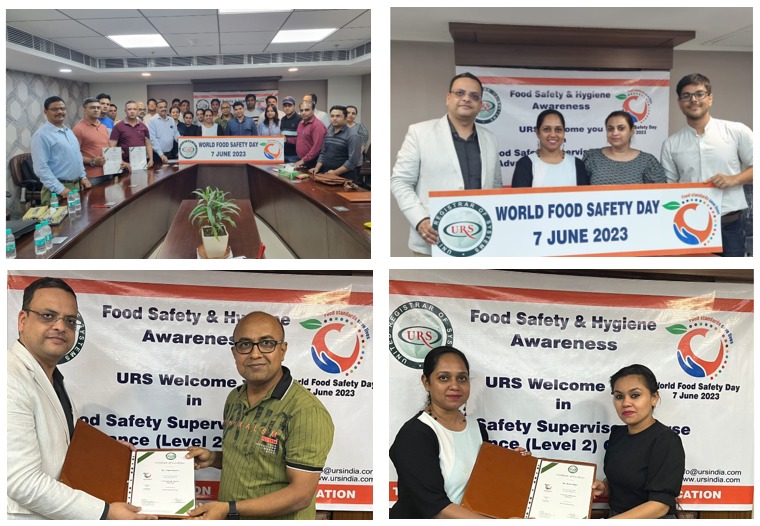 Congratulation to all Participants who joined Food Safety and Hygiene Training on World Food Safety Day. Best wishes to you all to perform excellent in Food Safety and Hygiene.

#FoodSafety #foodsafetytraining  #worldfoodsafetyday #hygiene #awareness #training #urs