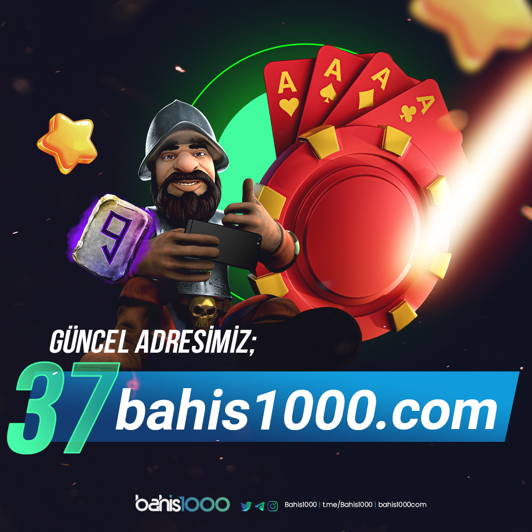 ⭕️ Bahis1000 Giriş  Adresimiz Güncellenmiştir 37bahis1000.com Adresinden Giriş Yapabilirsiniz.

❗️Bir Sonraki Giriş Adresimiz 38bahis1000.com Olacaktır

🌐 Detaylar ve Çok Daha Fazlası b1000.link/Telegram Adresinde.

❌ #Bahis1000 Yeni Nesil Bahis Sitesi !