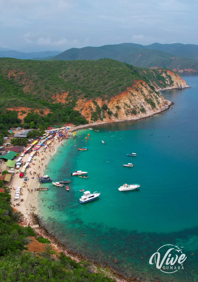 Excelente fotografía aérea de @vivecumana de Playa Blanca en Parque Nacional #Mochima en #Competencia #AguasAbiertas 3K org por amigos Fundacion más Allá de un Reto <a href="/fundacion_MAR/">Fundacion MAR</a> con <a href="/antonionatacion/">antonio saint aubyn</a> e <a href="/ivettelanegra/">Ivette Hernández P</a> con 500 atletas <a href="/AngelsOpenWater/">Angeles Open Water</a> <a href="/PlayasVzla/">Playas de Venezuela 🇻🇪</a> <a href="/Carlos_Ancheta/">Carlos ANCHETA</a>