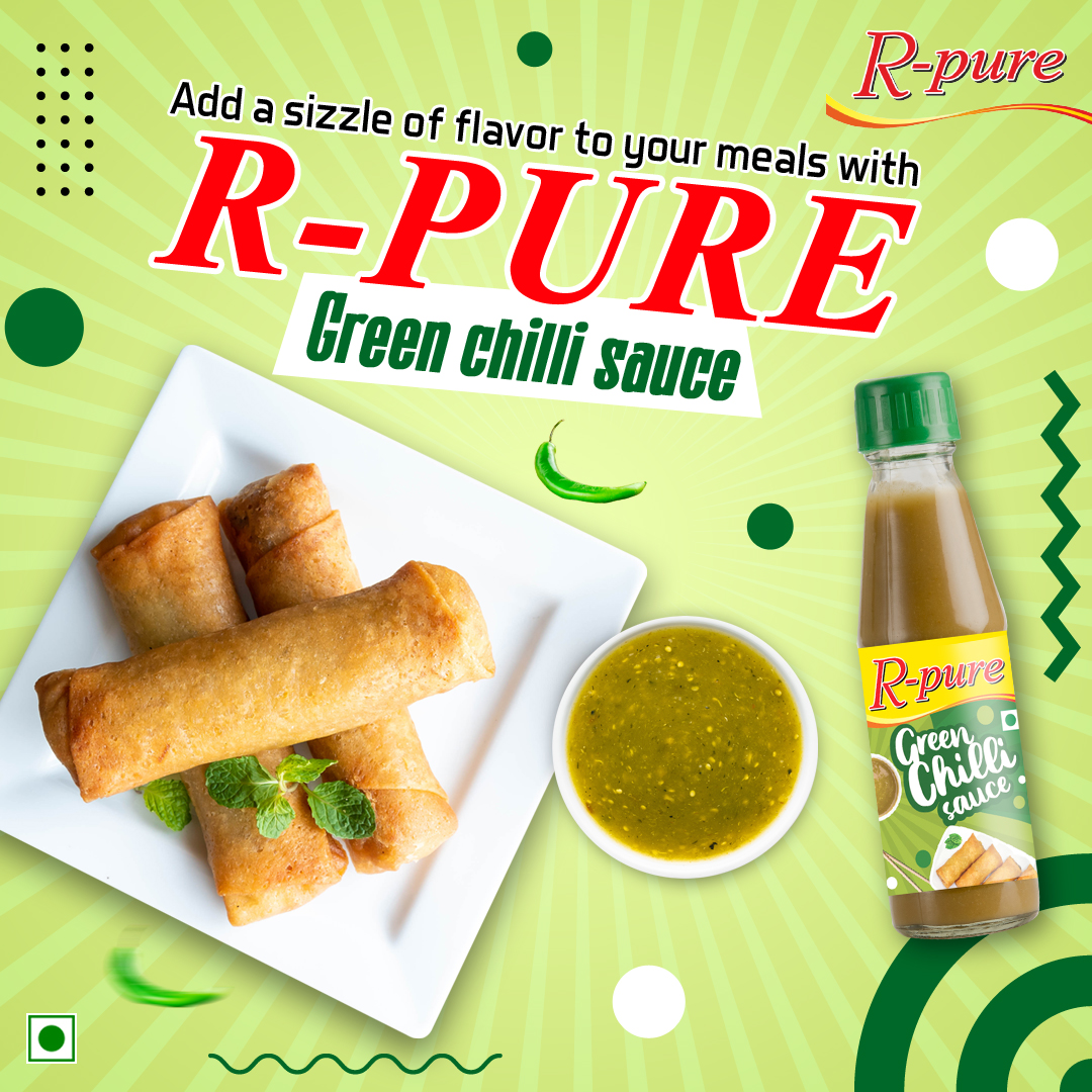 RpureM's tweet image. Transform ordinary meals into extraordinary culinary experiences with R-Pure Green Chilli Sauce.

Note:- Product images are for illustrative purposes only and do not represent their true nature.

#RPure #RPuremasale #RPureSauces #Greenchillysauce #flavour #tasty #rpureproducts