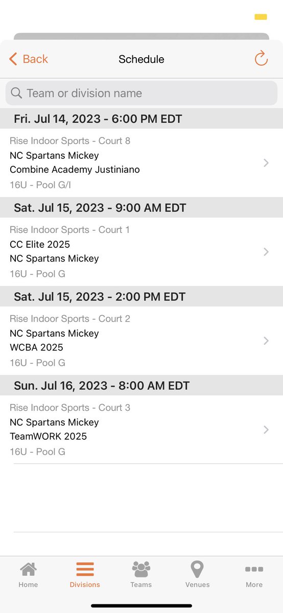 33_shawn06's tweet photo. Schedule for this weekends @Phenom_Hoops Live period with @NCSpartans https://t.co/eYDTbYJrgi