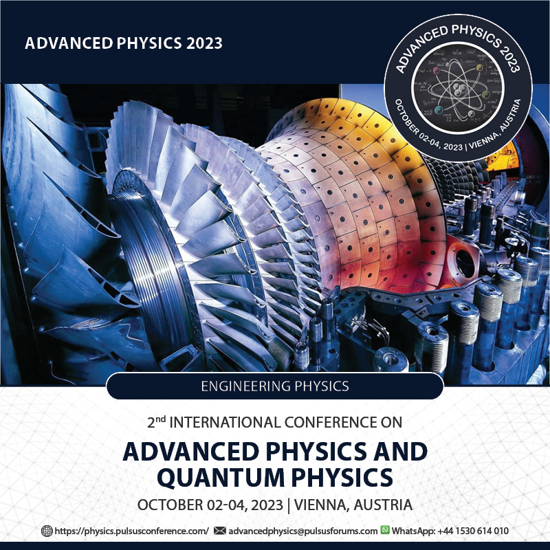 Natashamelvoin's tweet photo. Embark on a Journey of Discovery at the Physics Congress 2023
Register now @physicsconference
For more information, kindly visit our conference website: https://t.co/P6MlZElphU
#physicsconference #physics #physicscongress #quantumphysics #scientificexploration #EngineeringPhysics https://t.co/riTgyJhLoZ