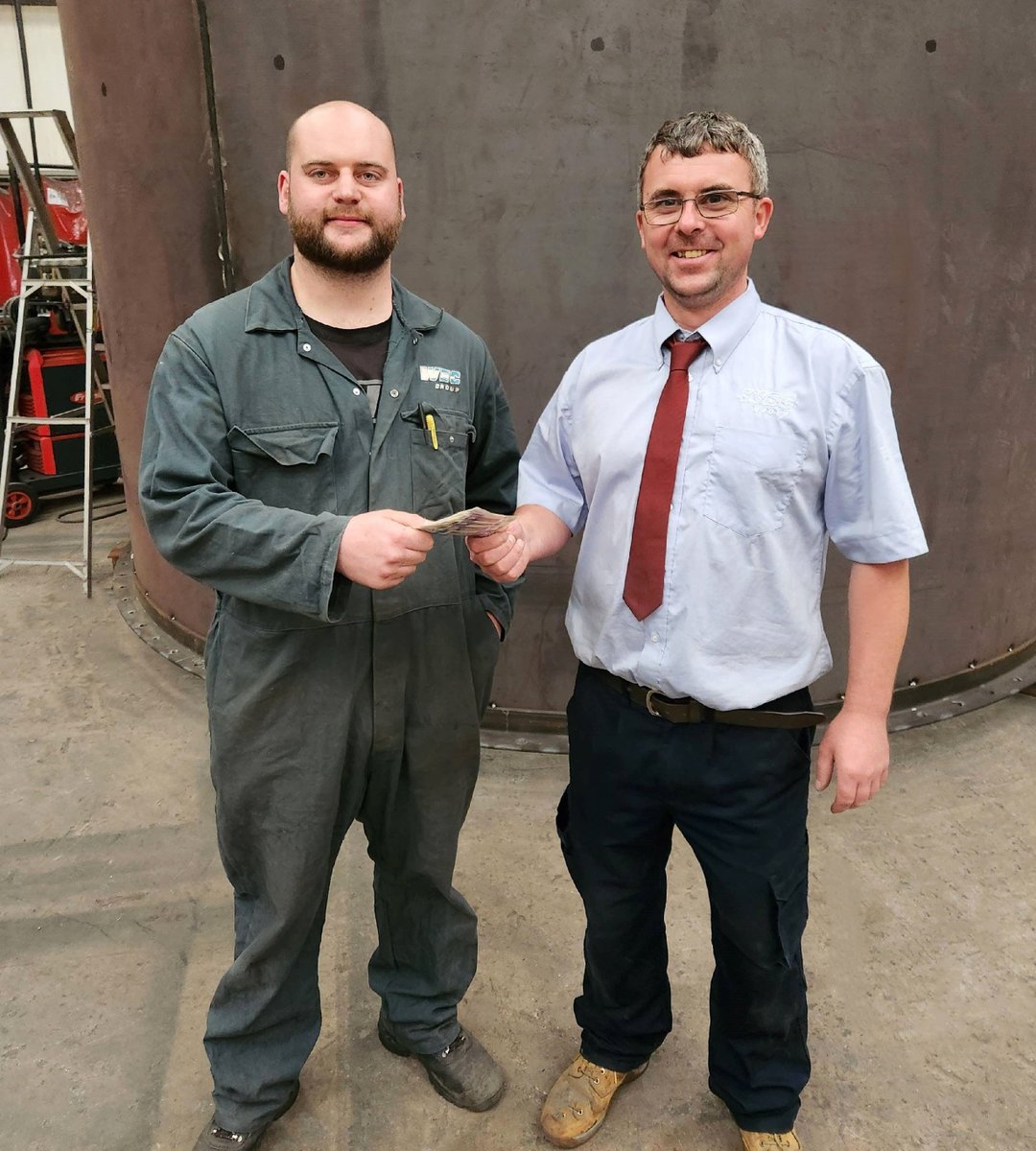 wecgroupltd's tweet image. We would like to say a well done to Tom from our WEC Fabrication division, who has won the Welding Excellence Award for June and has received £100!    

Congratulations Tom🎉    

Interested in Joining WEC Group?📷 
wec-group.com/current-vacanc…………     

#WorkWithWEC