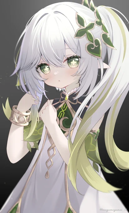 もふ髪 #原神 #Genshinlmpact #ナヒーダ