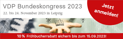 vdpdachverband's tweet photo. Der diesjährige #VDP #Bundeskongress findet vom 22.11. bis 24.11.23 unter dem Motto “Zukunft bilden – Lern- und Arbeitskulturen gestalten” in #Leipzig statt. Anmeldungen sind ab sofort möglich: https://t.co/iEznSMDWTr https://t.co/b1bLOnUHfc