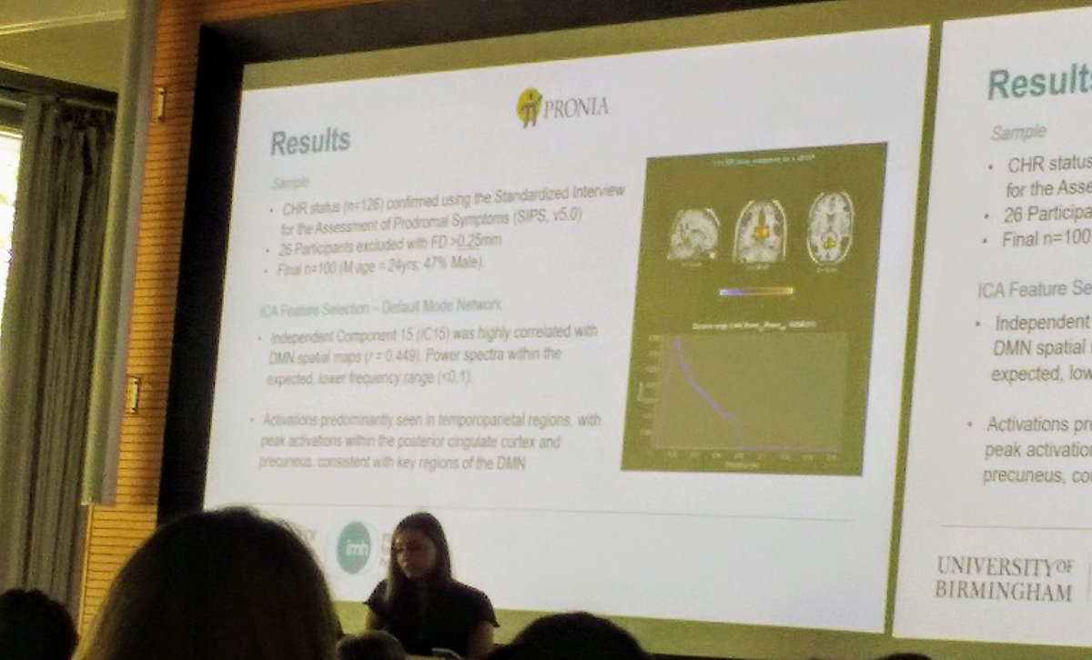 The amazing Dr @lowrigriffiths_ @IMH_UoB presenting initial findings from @PRONIA_EU @IEPAnetwork #IEPA14 @RachelUTG @matthewrbroome @PsychMarwaha