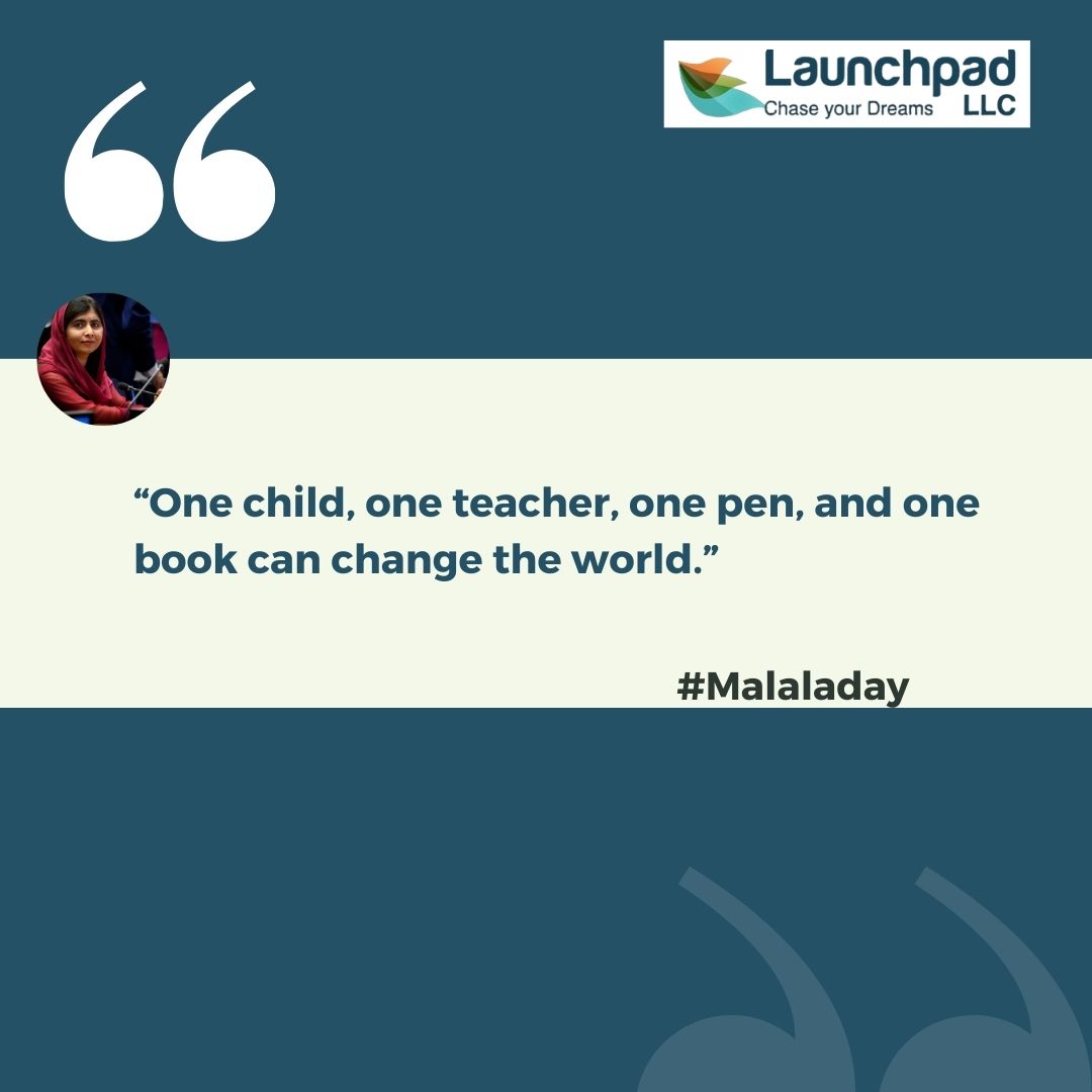 LaunchpadLLC's tweet photo. Inspire, Motivate, and Ignite Change!

#launchpadllc #launchpad #chaseyourdreams #skilltrainer #skillmoves #skills #skillrequired #skilltranining #skillpath #career #careeropportunities #Malala #MalalaDay #inspiringperson #motivated #motivation https://t.co/SPF4vf3hnZ