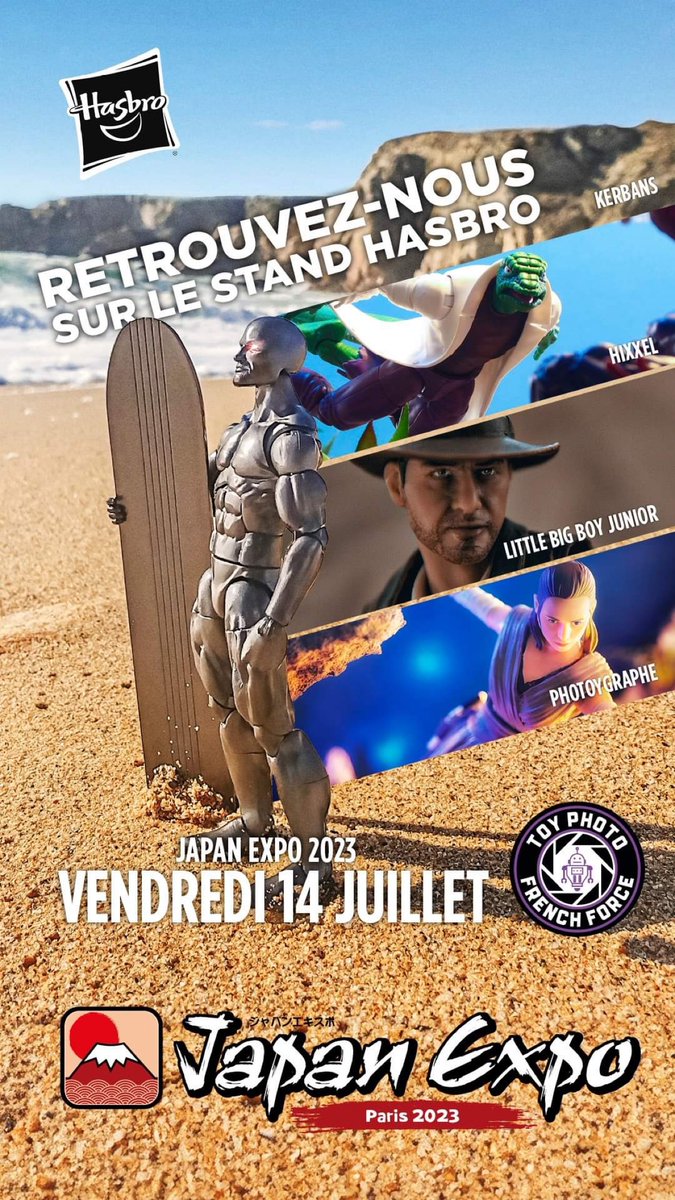 TPfrenchforce's tweet photo. Fin de cette première journée de @japanexpo, mais on se retrouve demain, toujours sur le stand Hasbro, pour les initiations à la photo de jouets. 

Les représentants de la @TPfrenchforce seront @KevinJoyeux @hixxel @David_CERF_LBBJ et @Seb_Angevin. 

A demain !!! https://t.co/Kh732YiIA4