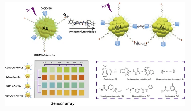 AnalBioanalChem's tweet photo. Rapid detection of #carbamate nerve agent analogues using dually functionalized gold #nanoclusters
by Shilei Liu et al #SichuanUnivSciEngin #NerveAgents #CMNAs #CWC #chemical #warfare #ChemicalWeapons #CWAs
https://t.co/4fe93dBbpM https://t.co/5DXbgBKFeU