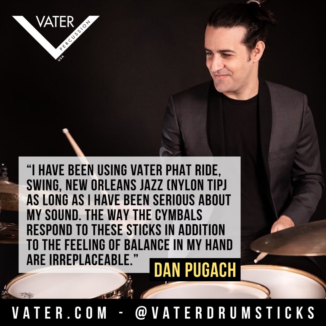 A drummer’s sound starts with the sticks in their hands. Find yours at vater.com and at your local/online retailer.
