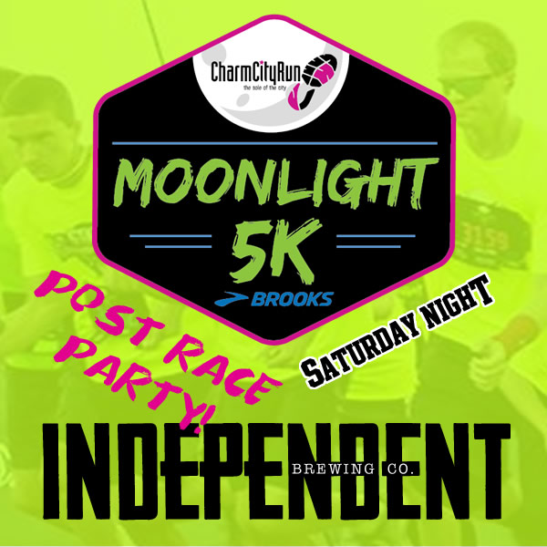 Runners! We'll see you at the SOLD OUT Moonlight 5K Post Race Party on Saturday at the Harford County Equestrian Center, brought to you by Charm City Run and Brooks Running. CHEERS!