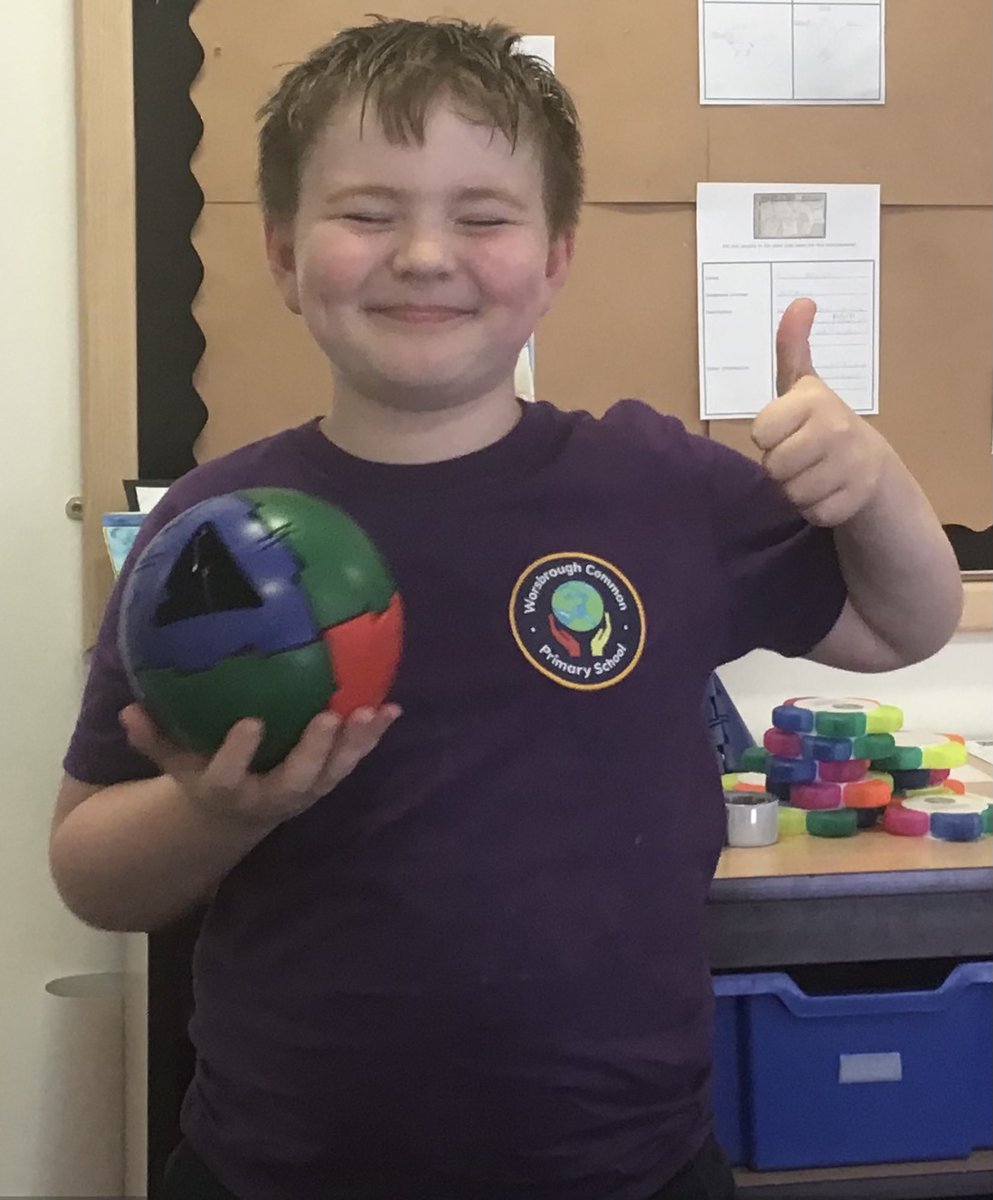 WCPSCirp's tweet photo. Amazing Archie.  What perseverance and resilience you have shown today to create a sphere from the building equipment. 👏👏👏 #wcpsedu #wcpsnumeracy https://t.co/ekAxBE4tQL