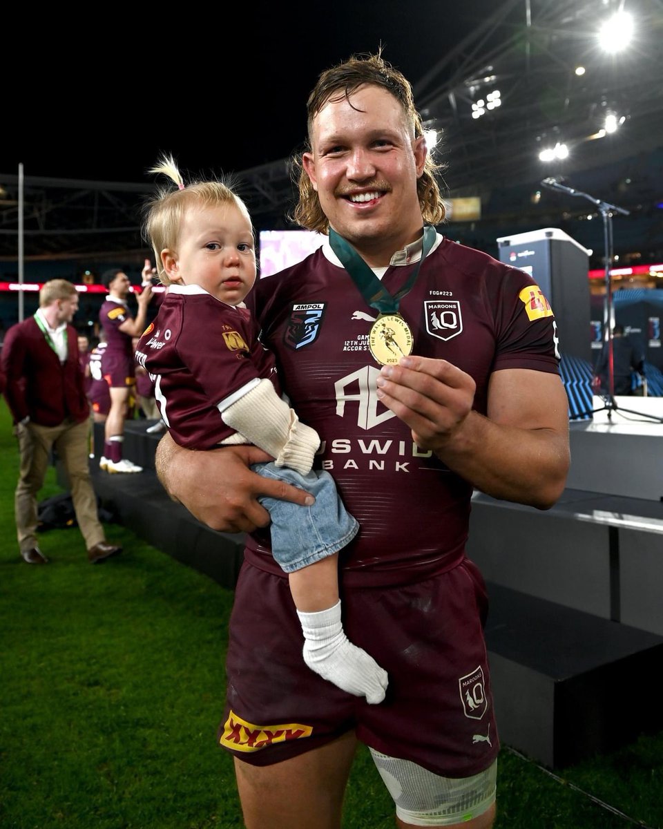 nthqldcowboys's tweet image. Reuben Cotter has been awarded the Wally Lewis Medal for player of the series!