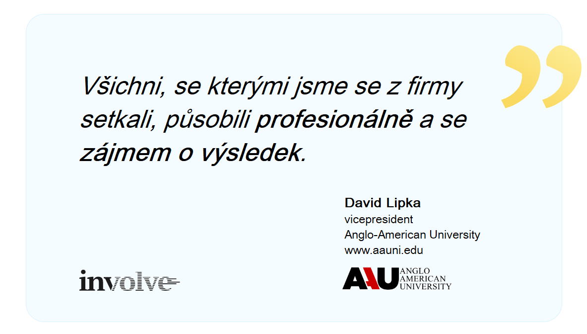 InvolveCz's tweet photo. Pracovali jsme na projektu webu Anglo-American University @AAUPrague. 
Vždy máme zájem o výsledek a máme zájem i o váš web! Máte vy zájem o nás? 👇
📱 +420 774 000 025
💻 https://t.co/BSXQ3Uicd4 https://t.co/XhClVsAwmN