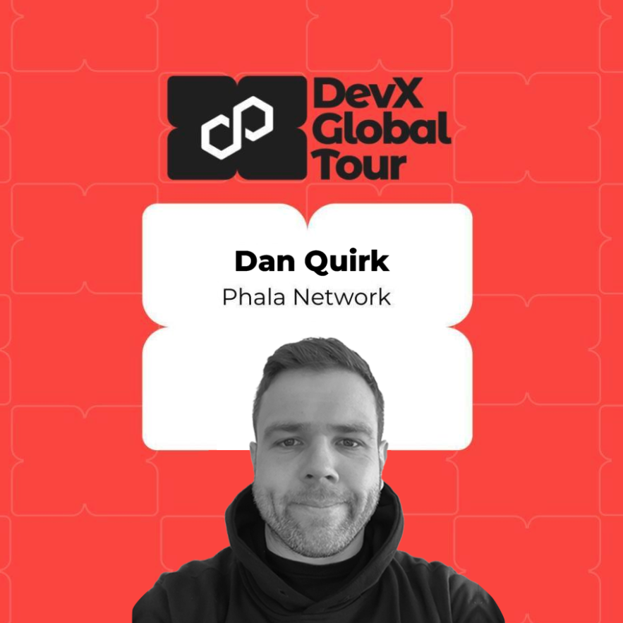 PhalaNetwork's tweet photo. London calling! 🎸🇬🇧 This evening our CPO @kureus_ will take the stage at the @0xPolygonLabs Developer X Tour in London to speak about all things #PhatContract and its role in revolutionising web3 infrastructure! #PhalaNetwork https://t.co/DZInCbabrP