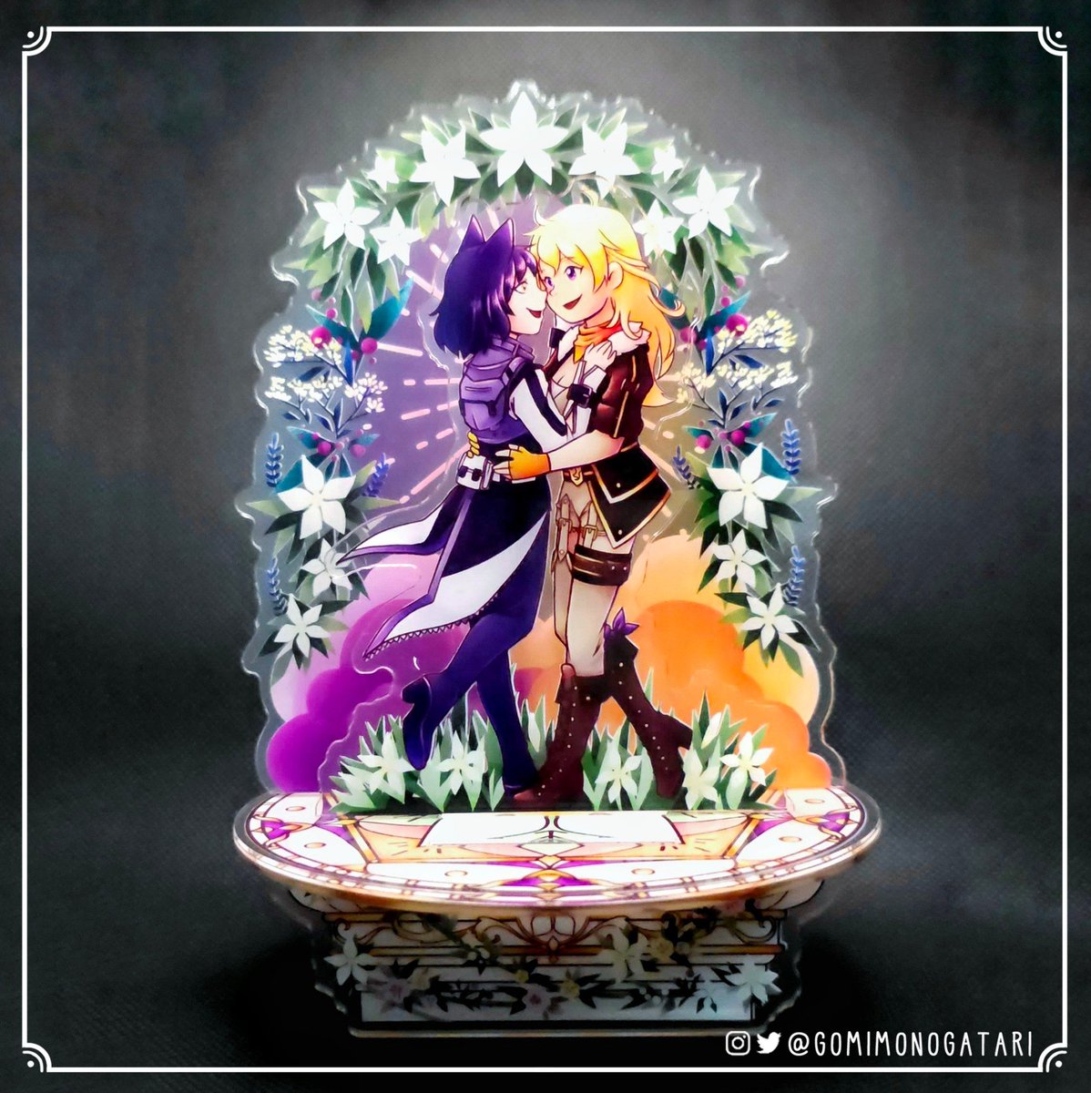 gomimonogatari's tweet photo. Custom acrylic standee commission for Amanda โจ
We're still open for commission, DM us for more info, or visit our site at https://t.co/QgO2YKeRbf ๐
#customacrylic #artcommission #gomimonogatari #chibiart #illustration #ใคใฉในใ #weddinggift #blake #yang #rwby #RWBYfanart https://t.co/04sL3ra65k